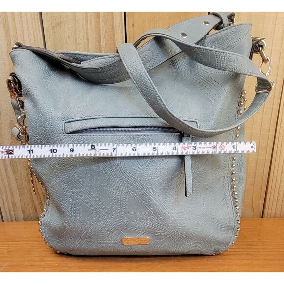 Jessica Simpson "London" Hobo Baltic Blue Purse - Picture 4 of 16